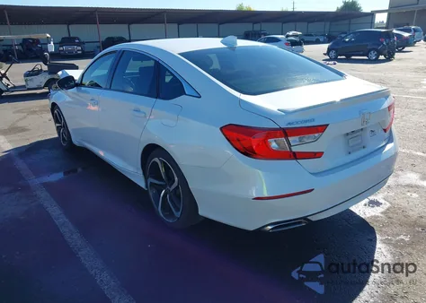 2019 Honda Accord Sport z USA, uszkodzony, nr VIN 1HGCV1F31KA069526